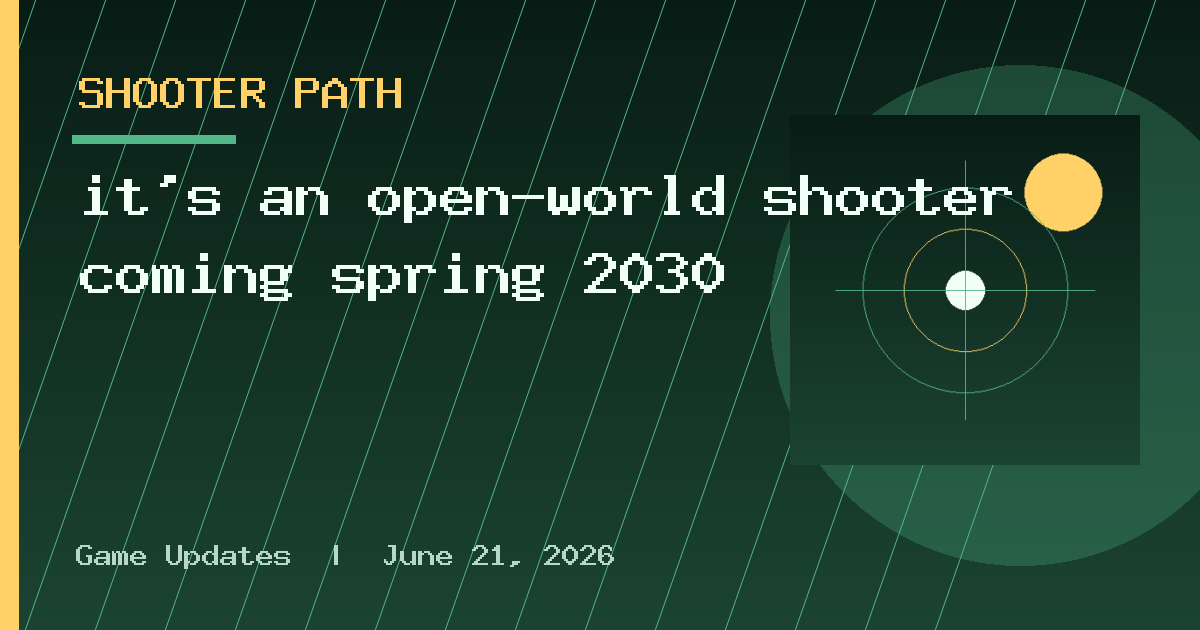 it's an open-world shooter coming spring 2030