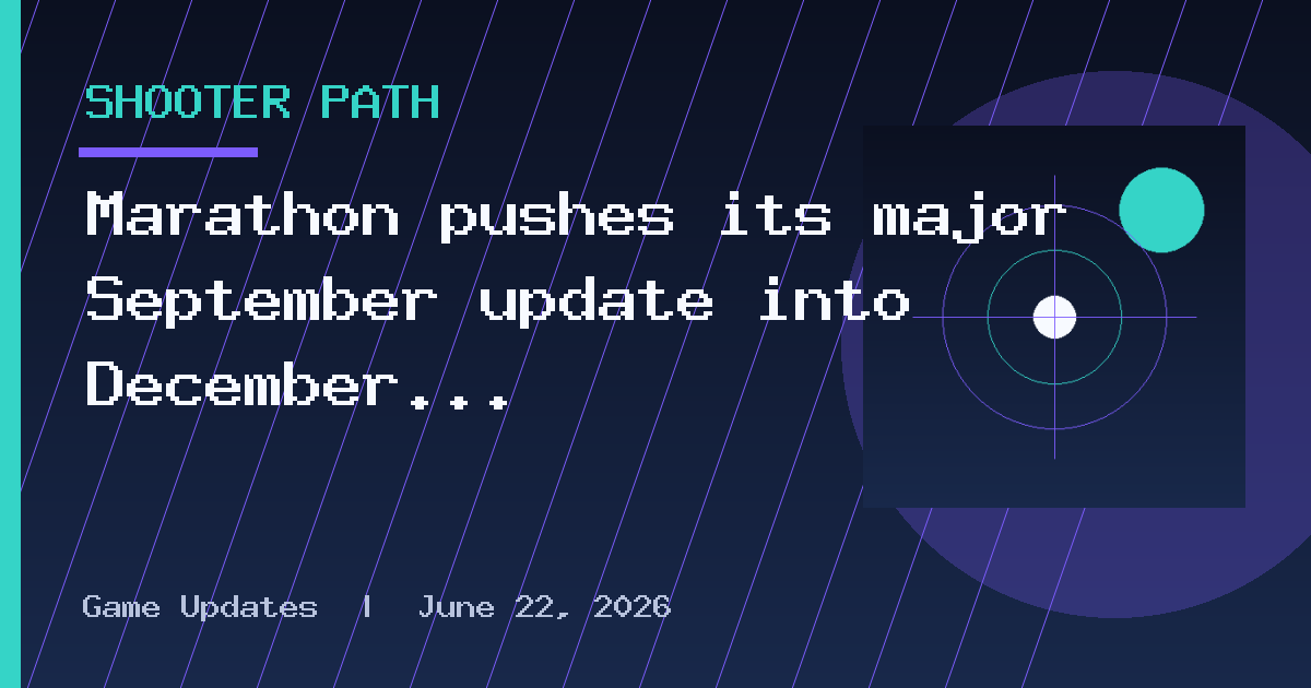 Marathon pushes its major September update into December and ends its seasonal