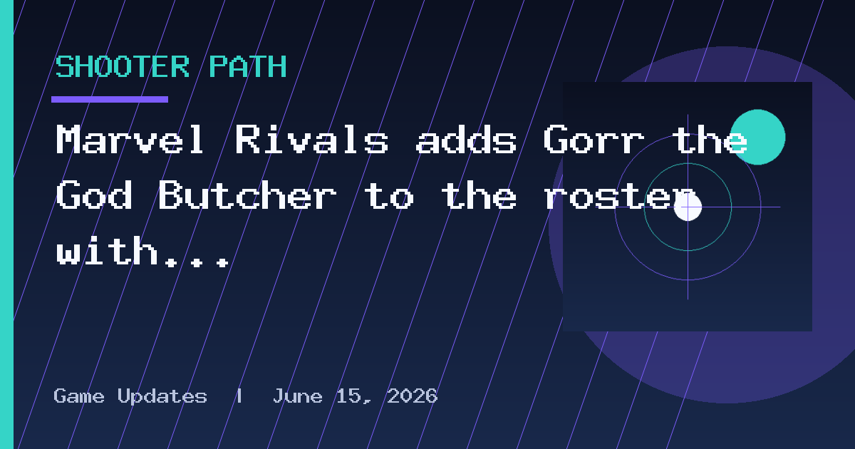 Marvel Rivals adds Gorr the God Butcher to the roster with September 11’s Season