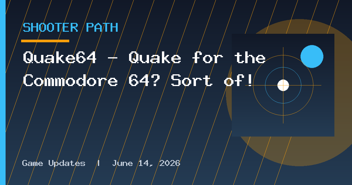 Quake64 - Quake for the Commodore 64? Sort of!