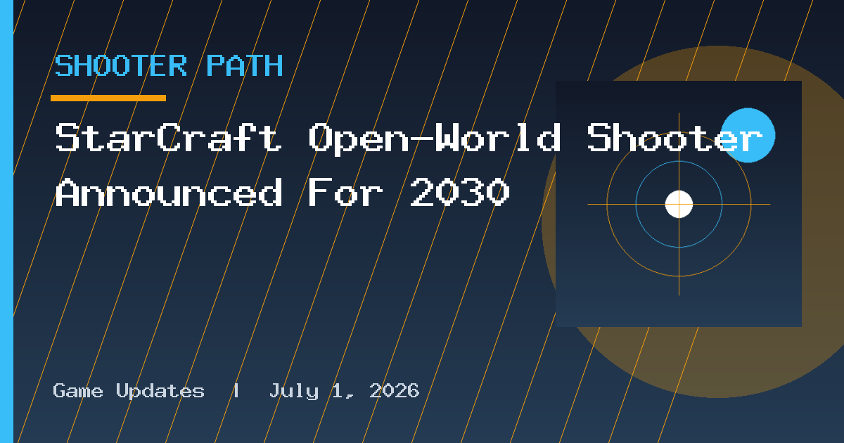 StarCraft Open-World Shooter Announced For 2030
