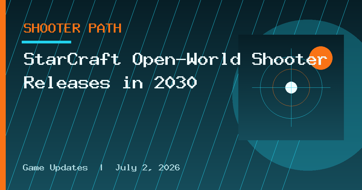 StarCraft Open-World Shooter Releases in 2030